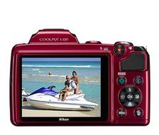 Nikon COOLPIX L120 14.1 MP Digital Camera with 21x NIKKOR Wide-Angle Optical Zoom Lens and 3-Inch LCD (Red) (OLD... N11