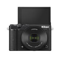 Nikon Digital SLR camera standard power zoom lens kit Black Nikon 1 J5 - International Version N7