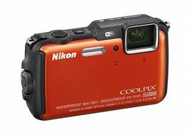 Nikon Aw120 Waterproof Digital Camera 16 Million Pixels Sunshine Orange Aw120or N3