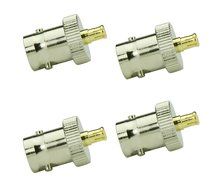 4-Pack RF Coaxial Coax Adapter BNC Female to Mmcx Male Connector N3