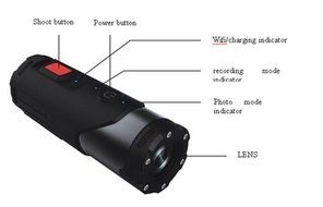 Olatec S20W Waterproof WiFi Sports Action Video Camera Full HD 1080P 30FPS Portable Mini DV Camcorde DVR 12MP... N8