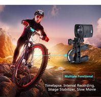 AMKOV AMK100S 360 Degree Action Camera Waterproof Panoramic Fish-eye Camera Sport Wifi Camera 360x220 8MP 1440P... N9