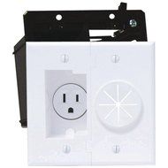 MIDLITE 2A5251-W Power+Port(TM) Recessed Receptacle Kit consumer electronics