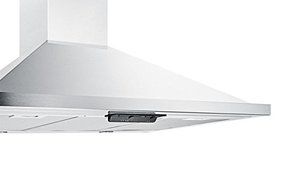 Summit Professional Series SEH1536 36" Chimney Style Wall Mount Range Hood With 500 CFM Internal Blower 3-Speed...