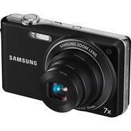 Samsung PL200 - Digital camera - compact - 14.2 Mpix - optical zoom: 7 x - supported memory: SD, SDHC - black N2