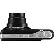 Samsung PL200 - Digital camera - compact - 14.2 Mpix - optical zoom: 7 x - supported memory: SD, SDHC - black N3