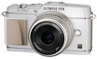 OLYMPUS Micro Four Thirds PEN E-P5 White E-P5 17mm F1.8 LKIT - International Version (No Warranty) N3