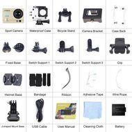 Andoer&reg; Camera 2" Ultra-HD LCD 4K 25FPS Full HD 1080P 60FPS Action Video camera Wifi Cam 16MP 170&deg; Wide-Angle... N12
