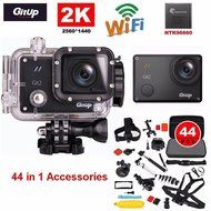 Boblov Gitup Git2 Pro Wireless WiFi 2K 30fps Novatek 96660 1080P Helemet Sports Camera DV Action Camera+44 in1... N7