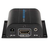 ESYNiC 60m HDMi Ethernet Network Extender 1080P HDMi HDTV Extender with 2 Port HDMI Splitter Loop Over Single... N7