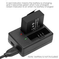 SJCAM Camera Battery Charger Dual-slot with Micro USB Cable for SJ4000 SJ5000 SJ5000+ SJ5000X SJ6000 SJ7000 M10... N4