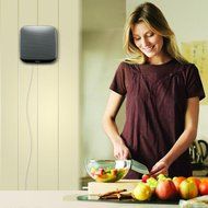 FDY Smart APP Control WiFi Home Audio Speaker WiFi Network Install Stereo-Black N6