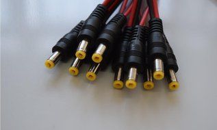 Boundto&reg; new 10pack 10 inch(30cm)2.1 x 5.5mm DC Power Pigtail MALE+2.1 x 5.5mm DC Power Pigtail Female N4
