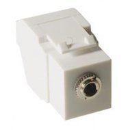 ICC MODULE- STEREO AUDIO- 3.5 MM- WHITE / ICC-IC107SAPWH /