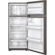 GE GTE18GMHES 17.5 Cu. Ft. Slate Top Freezer Refrigerator - Energy Star