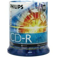 PHILIPS CDR80D52N/650 700MB 80-Minute 52x CD-Rs (100-ct Cake Box Spindle) consumer electronics