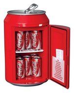 Koolatron CC10G Coca-Cola Can-Shaped 8-Can-Capacity Fridge, Red N3