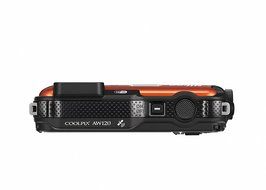 Nikon Aw120 Waterproof Digital Camera 16 Million Pixels Sunshine Orange Aw120or N5