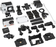 ExpertPower CLICK+ 4K / 1080p Action Camera With Sports Kit &amp; Accessories [16MP Sony Sensor With Wifi] N7