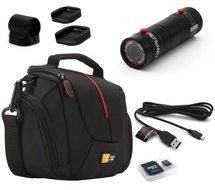 Replay XD1080 1080p HD Action Camera, Aluminum Compact Video Camcorder with Bag N2