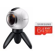 Samsung SM-C200 Gear 360 VR Dual Lens Virtual Reality Action Camera MicroSD One Size Gear 360 N5