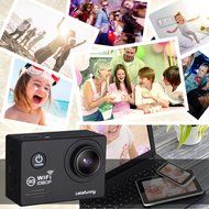 LetsFunny 2.0 Inch 1080P HD Waterproof Action Camera with 2 Batteries Along with 17 Abundant Free Accessories N6