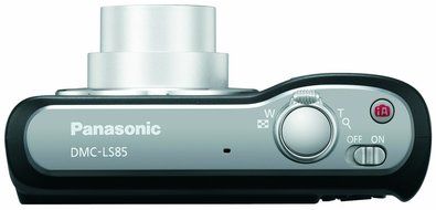 Panasonic Lumix DMC-LS85 8.1MP Digital Camera with 4x MEGA Optical Image Stabilized Zoom and 2.5 inch LCD (Black) N4