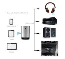 Maceton Aluminum Wireless Bluetooth 4.1 Receiver adapter with Amplifier and Lossless APT-X and Bass Boost Option... N5