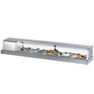 Turbo Air SAKURA-70 Sushi Display Merchandiser, Four Door, 2.1 cu ft