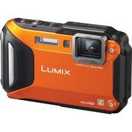 Panasonic Lumix DMC-TS5 Digital Camera (Orange) 16GB Package N2