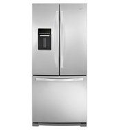 Whirlpool WRF560SEYB 19.5 Cu. Ft. Black French Door Refrigerator - Energy Star N4