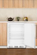 Summit AccuCold ALB751L 24" Wide 5.5 Cu. Ft. Built-In Undercounter All Refrigerator with Automatic Defrost Deep... N2