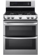 LG LDG4313ST 30&quot; Stainless Steel Gas Double Oven Range - Convection