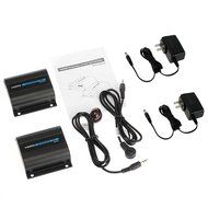 ESYNiC 60m HDMi Ethernet Network Extender 1080P HDMi HDTV Extender with 2 Port HDMI Splitter Loop Over Single... N9