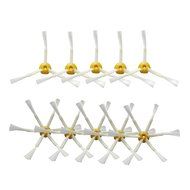 SHP-ZONE 5 x 6-armed Side Brush &amp; 5 x 3-armed Side Brush for iRobot Roomba 500 600 700 Series 530 540 550 560...