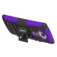LG G4 Case, HLCT Rugged Shock Proof Dual-Layer PC and Soft Silicone Case With Built-In Kickstand for LG G4 (2015... N12