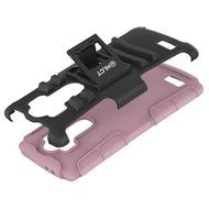 LG G4 Case, HLCT Rugged Shock Proof Dual-Layer PC and Soft Silicone Case With Built-In Kickstand for LG G4 (2015... N14