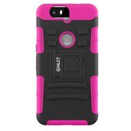 Google Nexus 6P Case, HLCT Rugged Shock Proof Dual-Layer PC and Soft Silicone Case With Built-In Kickstand for... N3