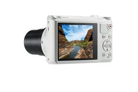 Samsung WB800F 16.3MP CMOS Smart WiFi Digital Camera with 21x Optical Zoom, 3.0" Touch Screen LCD and 1080p HD... N14