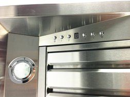 40"x15" Range Hood Insert Pro"stainless Steel with Baffle Filters 1200cfm N3