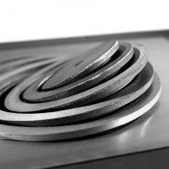 Wood Burning Cook Stove La Nordica "Mamy Black", Made in Italy N3