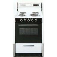 Summit WEM630DK 24" White Electric Coil Range N2