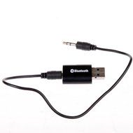 Coomoors USB Bluetooth Audio Music Receiver Adapter with 3.5 mm Stereo Output Black Color N3