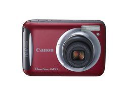 Canon Digital Camera PowerShot A495 (Red) PSA495(RE) - International Version N3