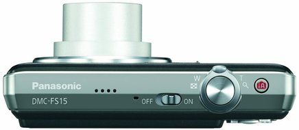 Panasonic Lumix DMC-FS15 12MP Digital Camera with 5x MEGA Optical Image Stabilized Zoom and 2.7 inch LCD (Black) N6