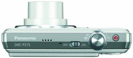 Panasonic Lumix DMC-FS15 12MP Digital Camera with 5x MEGA Optical Image Stabilized Zoom and 2.7 inch LCD (Black) N7
