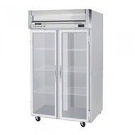 Beverage-Air HFP2-1G Horizon Series Two Section Glass Door Reach-In Freezer 49 cu.ft. Capacity Stainless Steel...