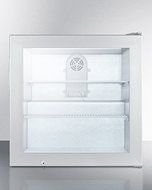 Summit SCFU386CSS: Countertop impulse freezer with self-closing door and stainless steel wrapped cabinet; replaces...