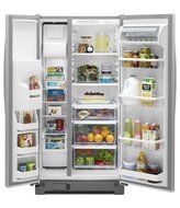Maytag MSF22D4XAM 22.0 Cu. Ft. Stainless Steel Side-By-Side Refrigerator N2