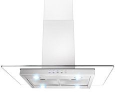 AKDY 30" Euro Style Az610i-75 Stainless Steel Island Mount Range Hood. N4